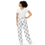 All-over print unisex wide-leg pants - Image 7
