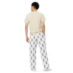 All-over print unisex wide-leg pants - Image 5