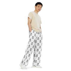 All-over print unisex wide-leg pants