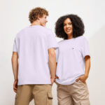 Unisex organic ribbed neck t-shirt - Image 5