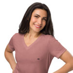 Women’s relaxed v-neck t-shirt - Image 17